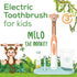 Beurer TB10 Kids Electric Toothbrush Kit - Fun Milo The Monkey Cap with 2 Extra-Soft Brush Heads to Help Remove Plaque, 2 Minute Timer, and Rinse ...