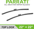 PARRATI® 22 Inch & 22 inch of High Performance Premium All-Season Automotive Replacement Front Windshield Wiper Blades for Mercedes-Benz C GLC EQC...