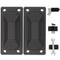 Magnetic Gun Mount | Rubberized 35-45 lbs Rated Gun Magnet | Gun Magnet Mount-Concealed Holder for Car, Handgun, Pistol, Rifle, Shotgun, Revolver ...