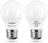 YukiHalu, A15 Appliance Light Bulb, 60W Equivalent for Range Hood/Refrigerator Light Bulb/Ceiling Fan Light, 600 Lumens 7W 120V 2700k Soft White E...