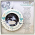 Little Grandbaby Growing In Your Heart Ultrasound Photo Ornament and Poem (Ornament Boxed w/ Poem)...