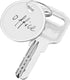 100 Pieces White Key Tags Metal Key Tags Round Paper Key Tags with Split Rings (31mm, White)...