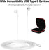 USB C Earbuds Wired Headphones for iPhone 15 Plus Samsung S24 S23 S22 A55 A54, USB Type C Earbuds with Micriphone Hi-fi DAC Volume Control for iPa...
