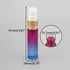14Pcs 10ml (1/3 oz) Rose Blue Gradient Color Spray Bottles Glass Vials Tube Perfume Atomizer Refillable Makeup Travel Fine Mist Sprayer Bottle Con...