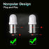 Keiurot GE44 47 Bulb 755 756 1893 1895 1847 Bulb BA9S DC AC 6.3V 6V Bayonet Led Bulb for Pinball Led Bulbs Pinball Machine Light Bulb Warm White N...