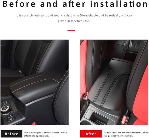 INTGET Car Center Console Armrest Cover for Nissan Rogue 2014-2020 Nissan Rogue Sport Accessories 2017-2021 2022 Leather Elbow Arm Rest Cover Pad ...