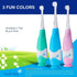brush-baby BabySonic Infant and Toddler Electric Toothbrush for Ages 0-3 Years - Smart LED Timer and Gentle Vibration Provide a Fun Brushing Exper...