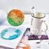 8 Pack Coaster Molds for Resin Casting,4 Pack Square Coaster molds and 4 Pack Round Epoxy Resin Molds Silicone,Great for Making Coasters, DIY Resi...
