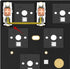 YIMAGUJRX Keyboard Stabilizer Films Pcb Stabilizer Teflon Pads for Custom Gaming Keyboards (20 Pcs)...