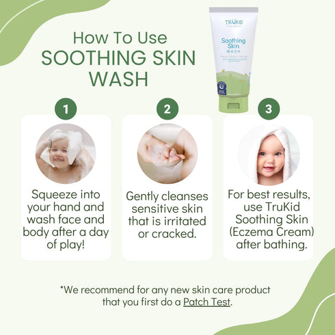 TruKid Kids Body Wash – Natural, Unscented Face, Body & Hand Wash for Sensitive Skin - NEA-Accepted for Eczema – Dermatologist Tested, Non-Toxic, ...