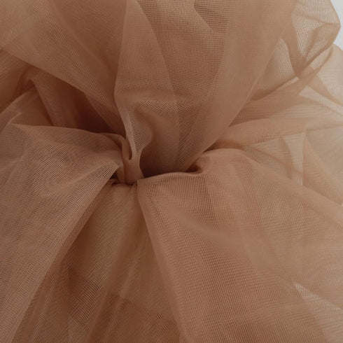 Power Corset Mesh Fabric, Non Stretch Mesh Net for Transparent Corset Base, Couture Dress, Wedding, Prom Gown,Pre-Cut 5 Yards Long 60" Wide (Dark ...