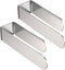 HUFEEOH 2 Pack Adhesive Hand towel holder, Sticky Towel Bar Towel Holder Wall Mounted, Stainless Steel Kitchen Towel Holder Hand Towel Rack for Ba...