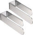 HUFEEOH 2 Pack Adhesive Hand towel holder, Sticky Towel Bar Towel Holder Wall Mounted, Stainless Steel Kitchen Towel Holder Hand Towel Rack for Ba...