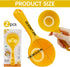 DOERDO 2PCS Plastic Rice Paddle Food Service Spoon Semicircular Rice Ball Spoon for Rice Mashed Potato, Sushi Making Tools...