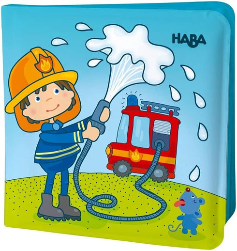 HABA Magic Color Changing Bath Book: Fire Brigade, Bath Toys for Toddlers, Water Toys for Toddlers 1-3 & Water Table Accessories...