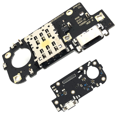 USB Charger Charging Port Plug Mic Microphone PCD Board Flex Cable Connector Replacement Compatible with Motorola Edge 5G UW (XT2141-1)......