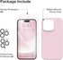 GONEZ for iPhone 14 Pro Max Case Silicone, Compatible with Magsafe, with 2X Screen Protector + 2X Camera Lens Protector, Liquid Silicone Shockproo...