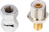 Heavy Duty SO-239 Stud Mount for CB Radio Antenna Standard 3/8 x 24 Threaded Antenna Stud Mount Adapter CB SO239 Stud Mount for Any 1/2" Hole(2 Pa...