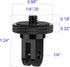 6 Pack Aluminum Camera Tripod Adapter 1/4"-20 Conversion Adapter Mounts Compatible with Gopro Action Cameras Insta360, 1/4" Mount Adapter for GoPr...