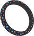 Steering Wheel Cover for Women Men Colorful Cartoon Space Planets Neoprene Steering Wheel Protector Universal Fit Most Car Sedans SUVs - 15 Inch...