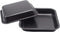 2pcs Mini Baking Pans 8 X 8 Inch (Inner 7.5 X 7.5) Square Cake Pan Bread Pan Nonstick Heavy Carbon Steel Bakeware...