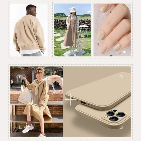 Liquid Silicone Case Compatible with iPhone 12 Pro Max 6.7 Inch, Slim Soft Comfortable Grip Anti Scratch Gel Rubber with Microfiber Liner Shockpro...