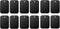 Mount Metal Plate?12Pack? for Magnetic Car Mount Phone Holder with Full Adhesive for Phone Magnet, Magnetic Mount, Car Mount Magnet-12X Rectangula...
