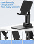 ARZOPA Cell Phone Stand Angle Height Adjustable Phone Holder for Desk, Foldable Phone Stand, Compatible with iPhone, iPad, Surface Pro, Portable M...