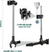 Adjustable Umbrella Mount Holder No Need Any Tooling to Attach Umbrella Clamp, Umbrella Connector Holder to Wheelchairs, Walker, Rollator, Bike, P...