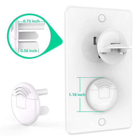 Outlet Covers Baby Proofing with Hidden Handle (32 pack) Child Proof outlet Plug Covers 3-prong Baby Proofing Electrical Outlet Cover Safety Power...