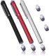 The Friendly Swede High Precision Stylus Pens for Touch Screens, 3pcs 5.5" Stylus Pen for iPad with Replaceable Thin-Tip, Incl. Replacement Tips, ...
