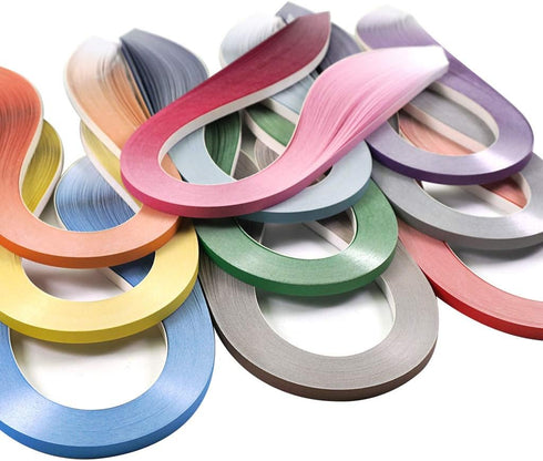 JUYA Paper Quilling Gradient Series Set 10 Colors QP388 (10 Packs Individual, Width: 3mm)...