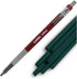 Carmel 2.8mm Mechanical Grease Pencil + 20 Refill Leads (Green), Clutch Pencil Holder with Waxy Leads, Mechanical China Marker...