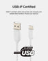 Belkin BoostCharge Braided USB-C to USB-A Charging Cable (3.3ft/1M) for iPhone 15 Series, Samsung Galaxy S24 Series, Note20, Google Pixel 8 & 7, i...