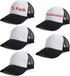 5 Pack Sublimation Blank Baseball Cap Polyester Mesh Trucker Hat Adult...