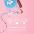 REACH POP Dental Floss | Vegan Wax & PFAS-Free | Durable & Shred Resistant | Slides Smoothly & Easily | Effective Plaque Removal | Blue Color Flos...