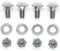 Tormurbutl Skid Shoe Bolts Carriage Bolts Nuts and Washers Kit for MTD Cub Cadet Snow Blower Replacement Parts 710-0451 712-04063 784-5580 - (5/16...