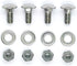 Tormurbutl Skid Shoe Bolts Carriage Bolts Nuts and Washers Kit for MTD Cub Cadet Snow Blower Replacement Parts 710-0451 712-04063 784-5580 - (5/16...