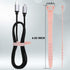 12 Pack Reusable Cable Zip Ties, 4.5 Inch Elastic Silicone Cord Organizer Straps for Bundling and Organizing Phone Charging, Cable Wire, Headphone...