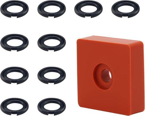 20 Sets 1/2" Impact Wrench Retaining Rings with O-Ring, Compatible with Electric/Pneumatic Wrench, Including Retainer Ring Anvil Install Tool...