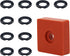 (10 Sets) 1/2" Impact Wrench Retaining Rings with O-Ring, Compatible with Electric/Pneumatic Wrench, Including Retainer Ring Anvil Install Tool...