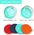 Sophico 1 Cup Round Silicone Storage Cover Lids Replacement for Anchor Hocking and Pyrex 7202-PC Glass Bowls (Container not Included) (Mint - 2 pa...