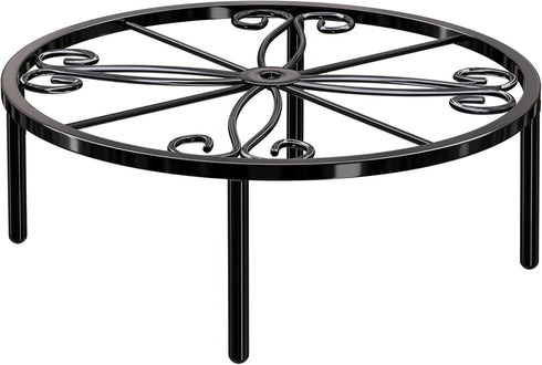 10.24IN Short Plant Stand-Heavy Duty Flower Pot Stand, Potted Plant Holder, Anti-rust Metal Plant Pot Shelf for Room Indoor and Outdoor Courtyard,...