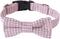 Love Dream Dog Collar Bow Tie Collar Soft & Comfy Bowtie Collars for Small Medium Large Dogs, Adjustable Dog Collar with Quick Release Buckle (M, ...