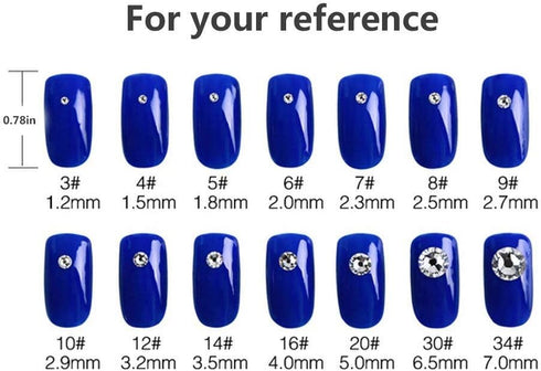 Onwon 1440 Pieces SS16 / 4mm Clear Crystal Flat Back Brilliant Round Rhinestones Glass Stones Glitter Gems Transparent Faux Diamond (Crystal AB)...