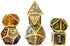 7 Pieces Metal DND Dice Set Retro D&D Polyhedral Dice with Flannel Bag for DND Dungeons and Dragons Role Playing Games (Bronze)...