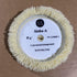 Wool Polishing Pads, 2 Pack 6" Buffing Pads with Hook and Loop Back for Compound, Cutting & Polishing, 100% Natural Wool, Thick and Aggressive...