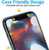 Simple Snap Tempered Glass Screen Protector for iPhone X/XS — Invinsible Protection with Bubble-Free, Scratch-Resistant, Fingerprint-Free Tech, Ca...