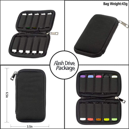 Flash Drive Case USB Storage Case JBOS USB Holder Storage Bag, Electronic Accessories Organizer for USB Flash Drive, USB Case, Thumb Drive Caes, J...
