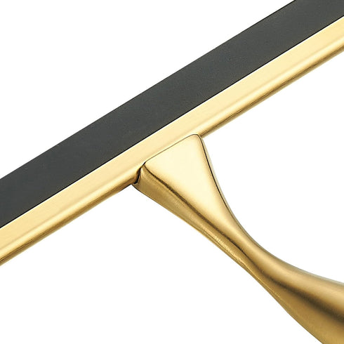 10inch Water Cleaning Squeegee for Bathroom Car or Kitchen Top Stainless with Silicon Rubber 3 Choice (Gold)...